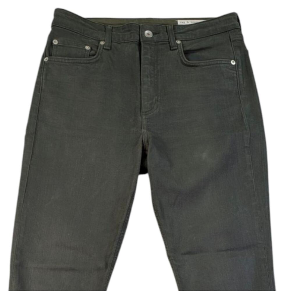 Rag & Bone Nina High Rise Ankle Skinny Coated EUC $225 Size 30 J1670 - Picture 5 of 8
